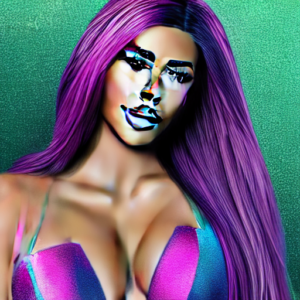 Kim K Goes Full Showgirl on Las Vegas Set