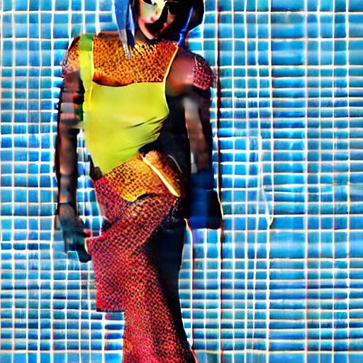 Letitia Wrights Milan Runway Look Armor Meets Avant-Garde