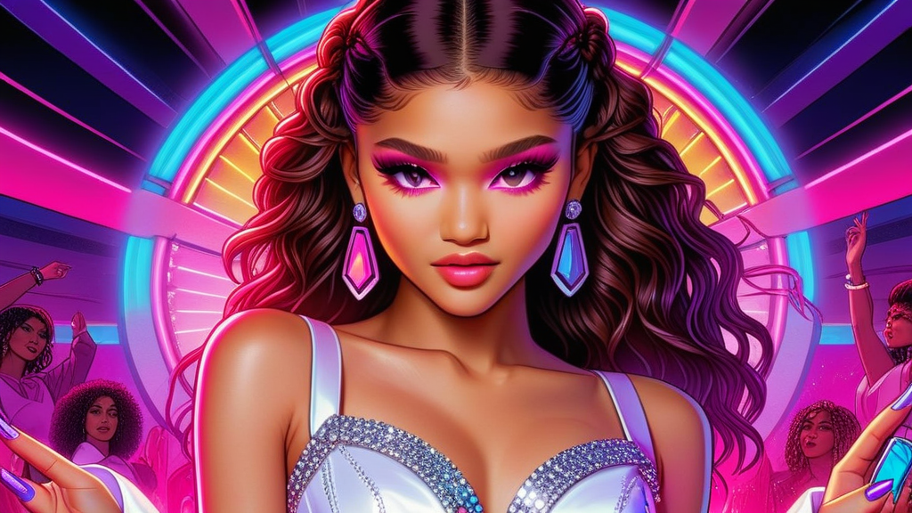 Zendayas Bridal Nails at The Drama Premiere Are Everything