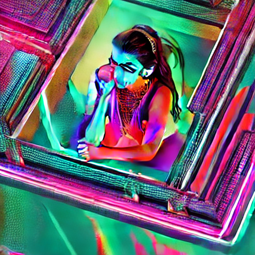 Anya Taylor-Joys 30th Birthday A Fairy Tale in Sheer Gown and Orchid Boa