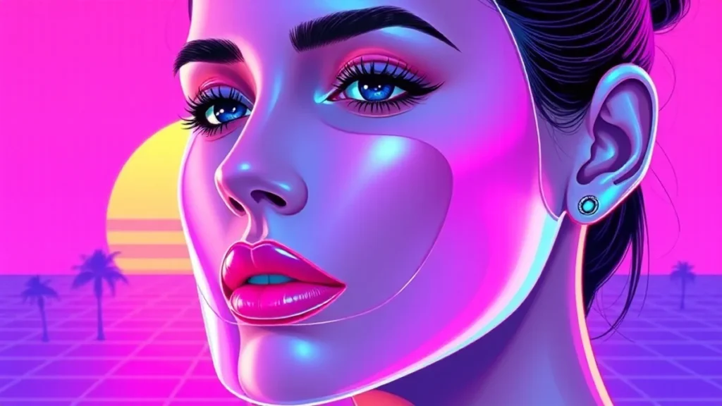 A woman wearing a transparent Biodance Bio-Collagen mask for a glass skin effect.