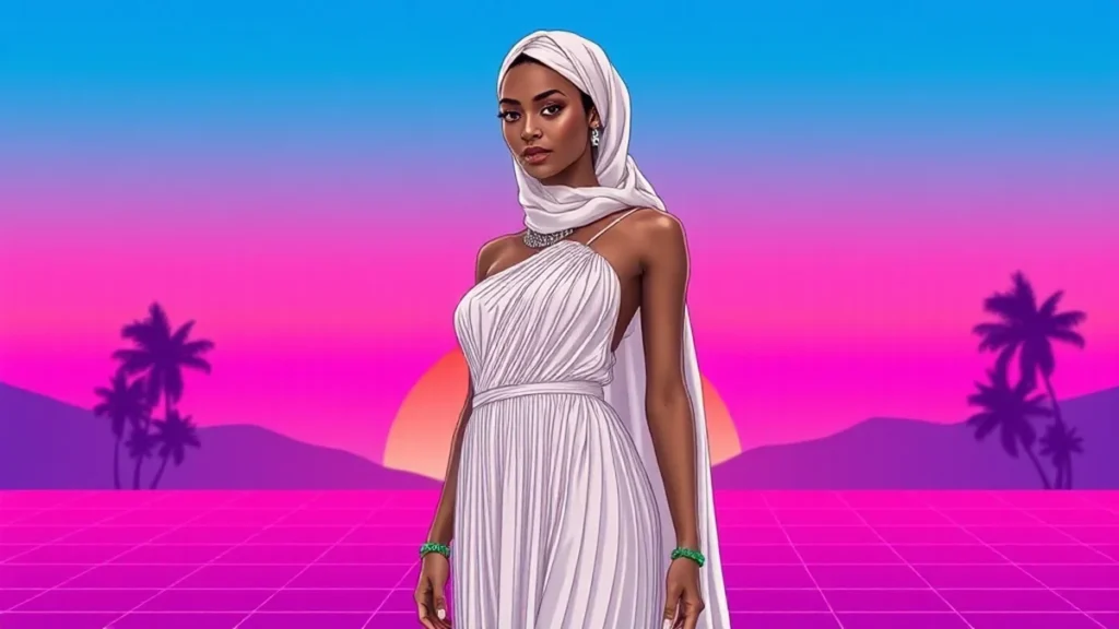 Zendaya channeling the goddess Athena in a custom ivory pleated Jacquemus gown for The Odyssey press tour.
