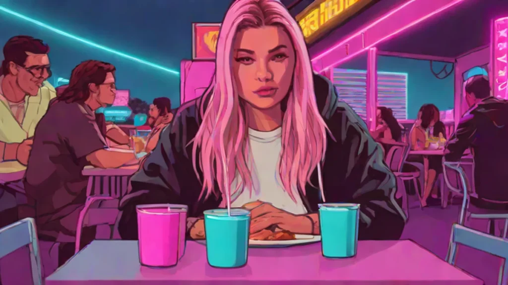 Hailey Bieber wearing a black hoodie while enjoying a lowkey dinner in Los Angeles.