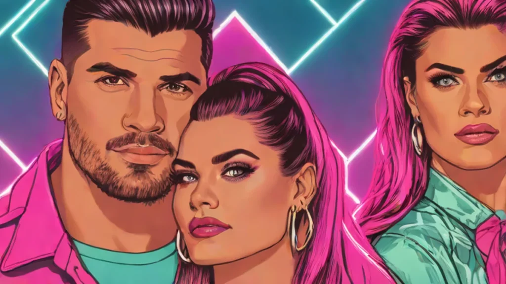 Split screen portraits of Jax Taylor and Brittany Cartwright amid legal restraining order news.