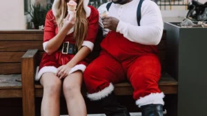 A middle-aged man eating a large bowl of ice cream to defy appetite suppression.