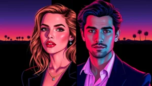 Portraits of actors Madeline Brewer and Nicholas Alexander Chavez for the Possession remake announcement.