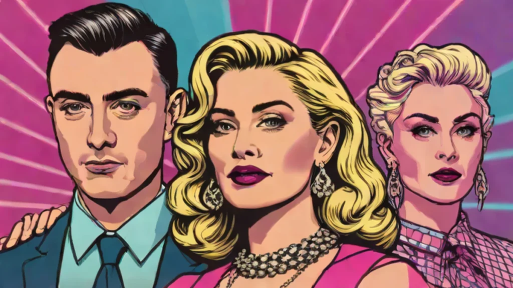 Madonna standing alongside Sam Smith on a concert stage during a performance.
