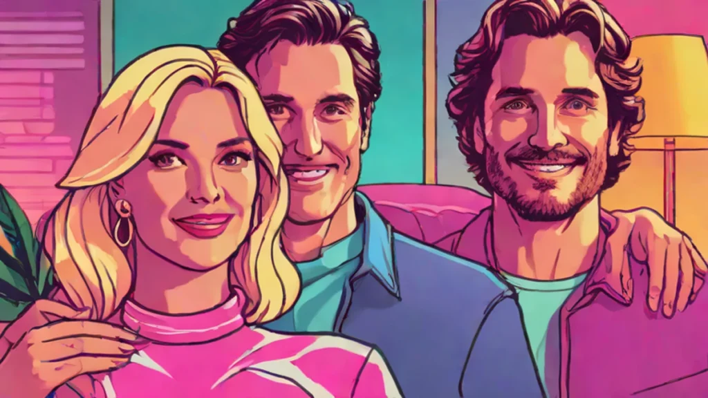 Erinn Bartlett and Oliver Hudson smiling together during a major family milestone at home.
