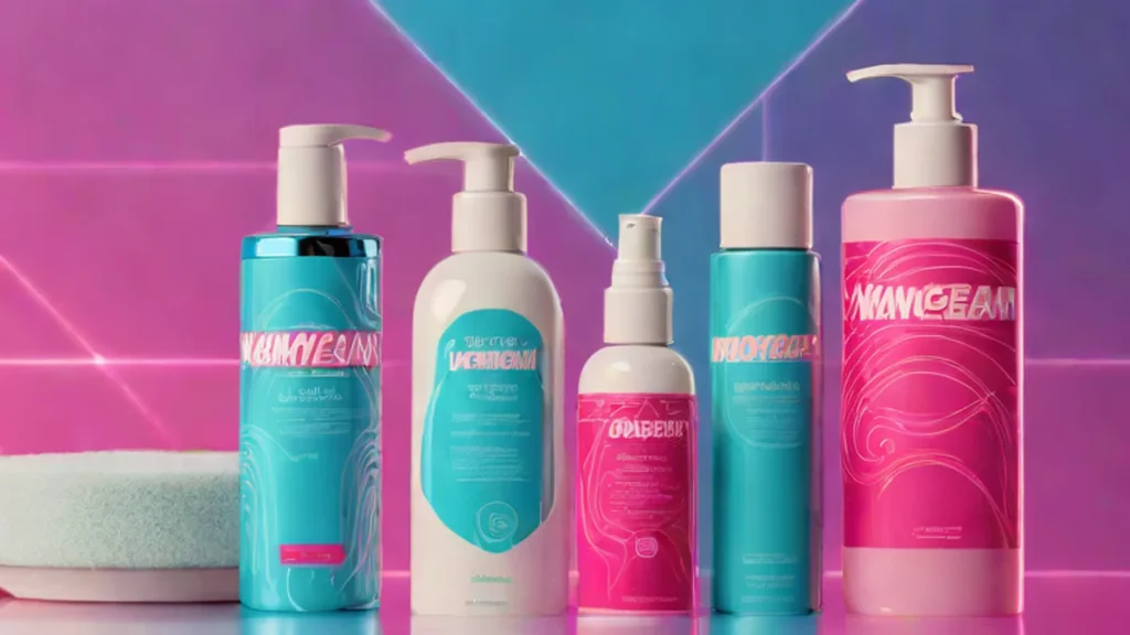 Vanicream facial cleanser and moisturizer bottles on a simple bathroom counter representing minimalist skincare.