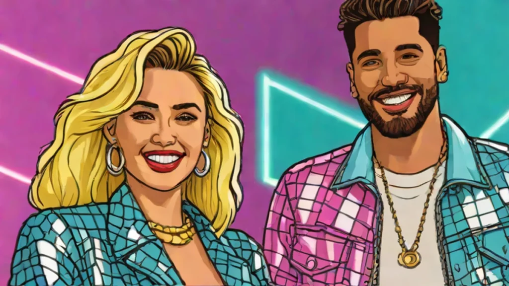 Miley Cyrus and Maxx Morando sharing a joyful, candid moment together.