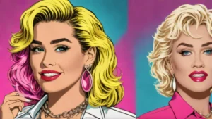 A side-by-side portrait of Miley Cyrus and the legendary Dolly Parton.