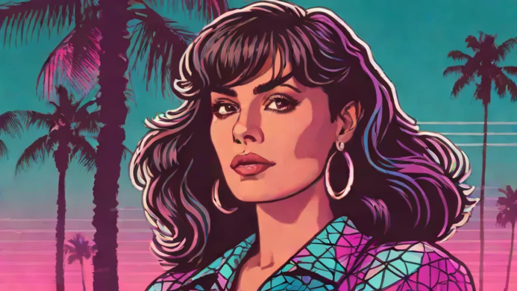 A close-up portrait of Sarah Jane Nader looking confident and poised.