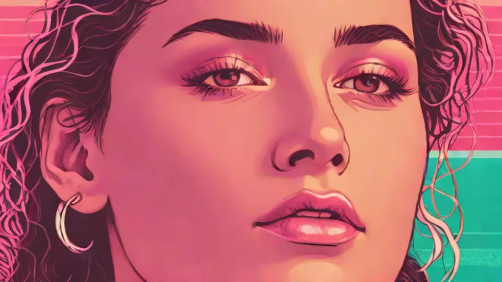A close-up portrait of Gypsy Rose Blanchard looking thoughtfully into the camera.